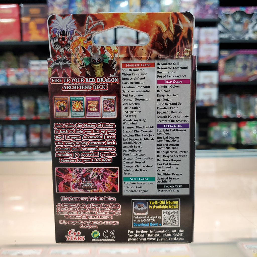 Crimson King Structure Deck List Yu-Gi-Oh! The Crimson King Structure Deck   Italian Language, Sealed, 40+ Cards, Brand New 2023 Italian Yugioh Cards