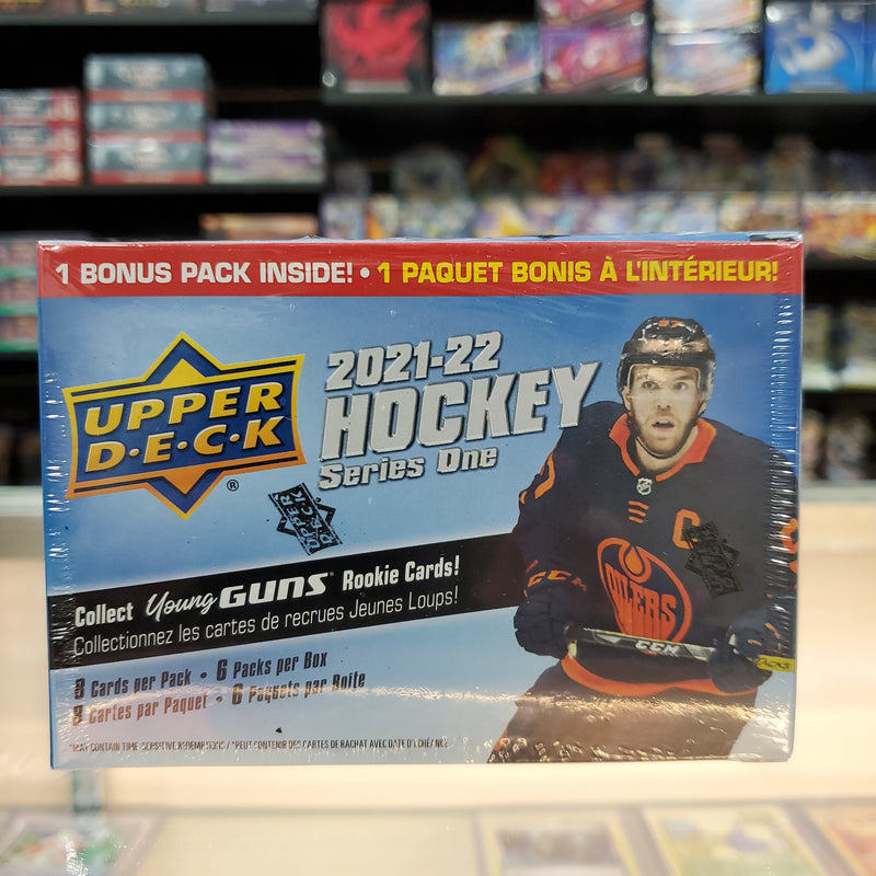 2021-22 Upper Deck Hockey Series One Young Guns Blaster Box