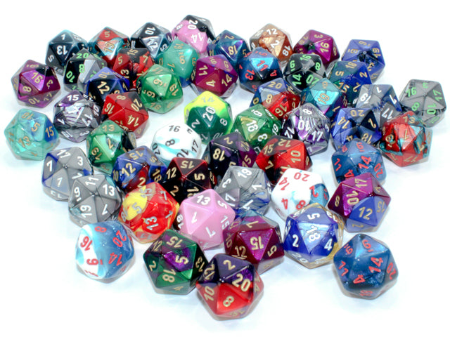 Chessex: Gemini - D20 Dice (Assorted)