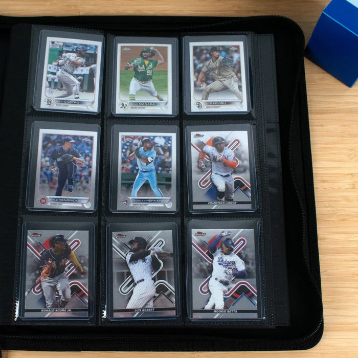 BCW: Toploaders 9 Pocket Z-Folio LX Zipper Binder - Black