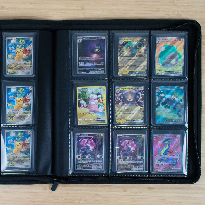 BCW: Toploaders 9 Pocket Z-Folio LX Zipper Binder - Black