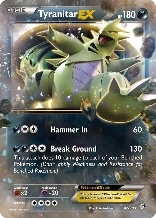 Tyranitar EX (42/98) (AOR)