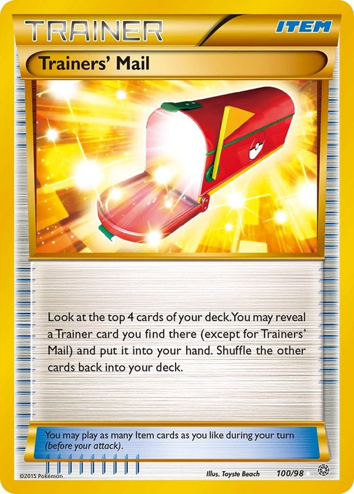 Image for Trainers' Mail (Secret) (100/98) (AOR) - Pokemon