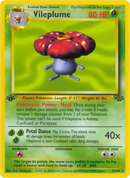Image for Vileplume (31) (31/64) (JU) - Pokemon