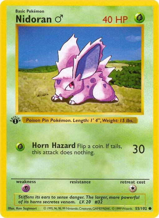 Image for Nidoran M (055/102) (BSS) - Pokemon