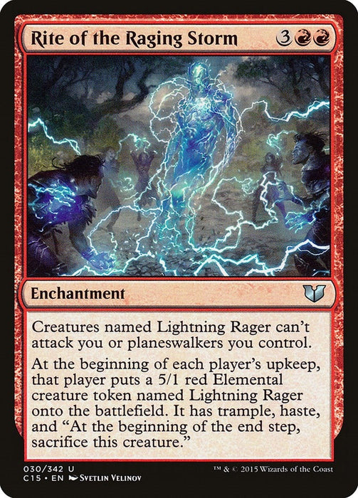 Image for Rite of the Raging Storm (30) (C15) - Magic: The Gathering