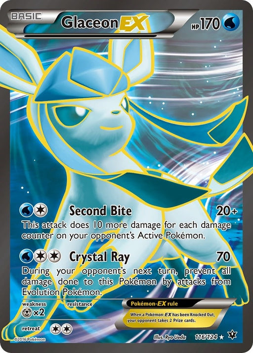 Image for Glaceon EX (Full Art) (116/124) (FCO) - Pokemon