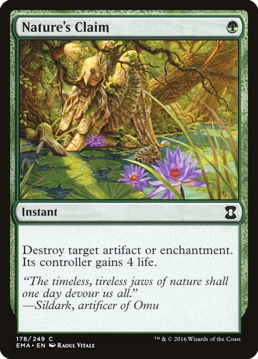 Image for Nature's Claim (178) (EMA) - Magic: The Gathering