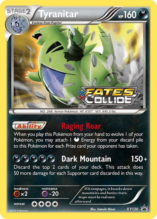 Tyranitar (Prerelease) (XY130) (PR)