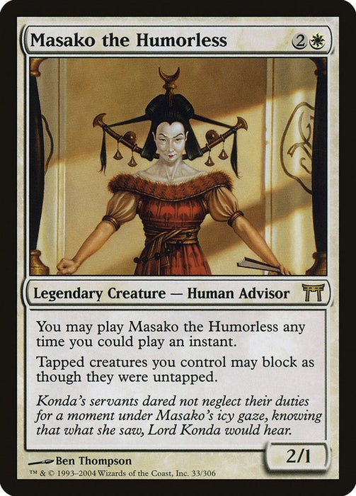 Image for Masako the Humorless (33) (CHK) - Magic: The Gathering