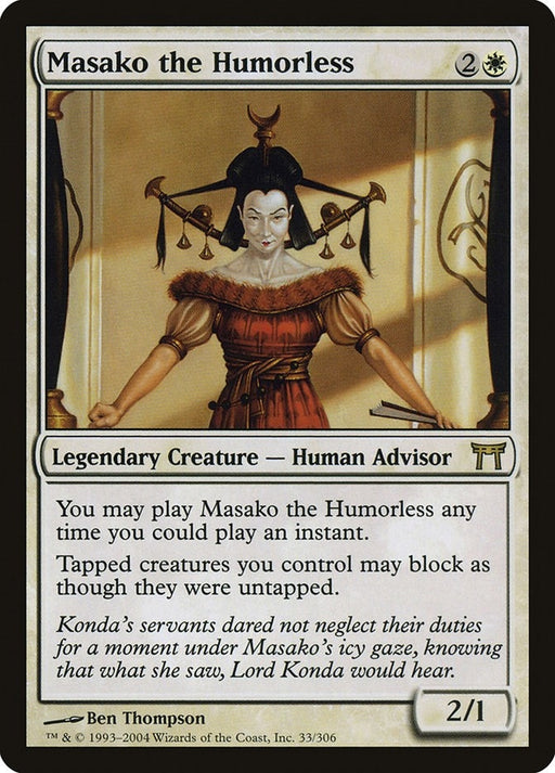 Image for Masako the Humorless (33) (CHK) - Magic: The Gathering