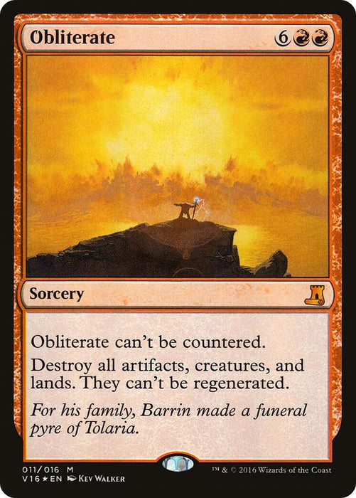 Image for Obliterate (11) (V16) - Magic: The Gathering