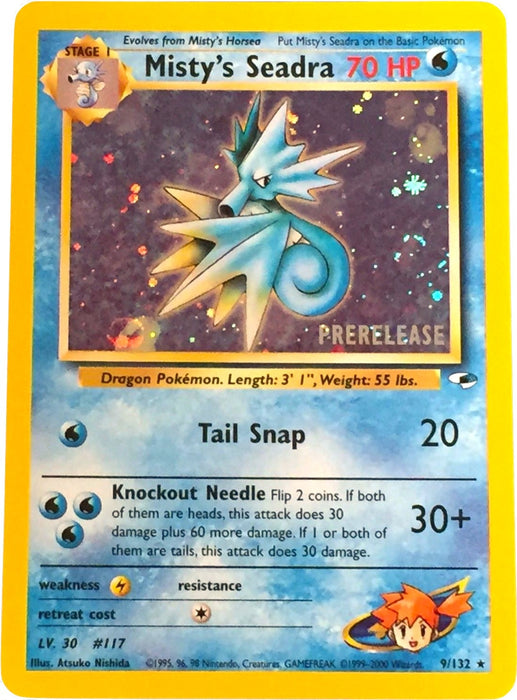 Misty's Seadra (Prerelease) (009/132) (PR)