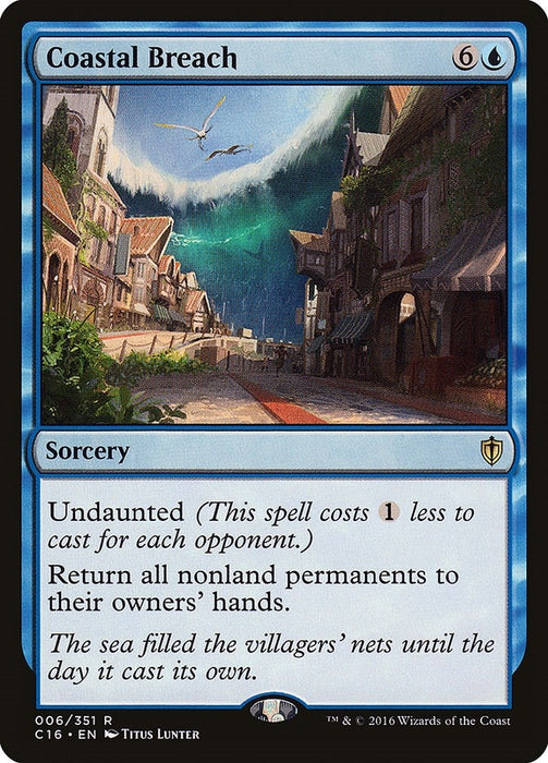 Image for Coastal Breach (6) (C16) - Magic: The Gathering