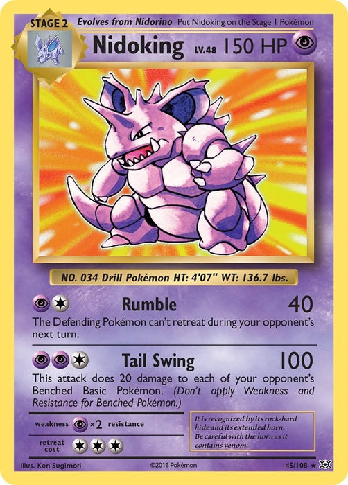 Nidoking (45/108) (EVO)