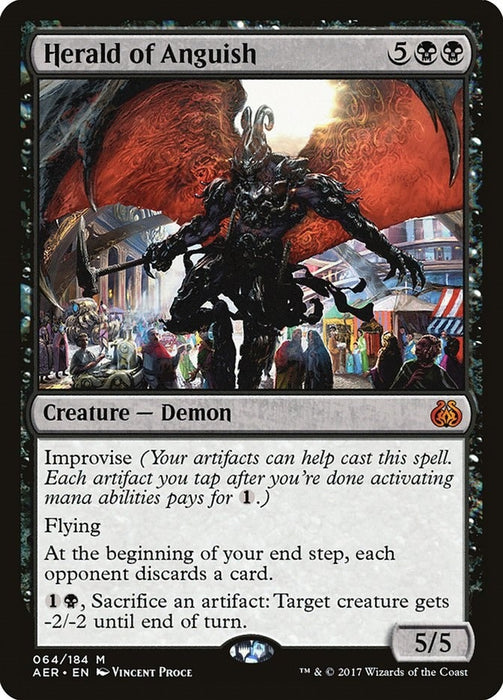 Image for Herald of Anguish (64) (AER) - Magic: The Gathering