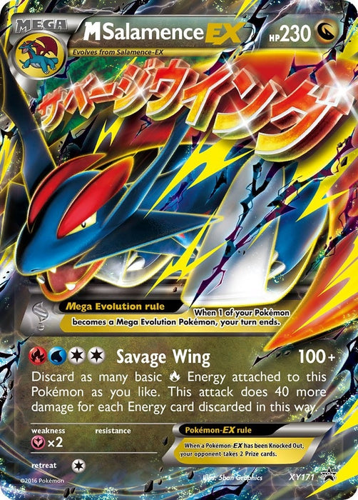 M Salamence EX - XY171 (XY171) (PR)