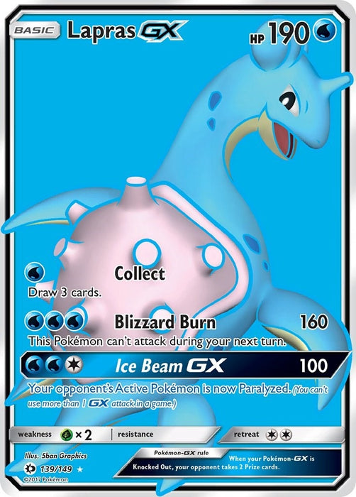 Lapras GX (Full Art) (139/149) (SM01)