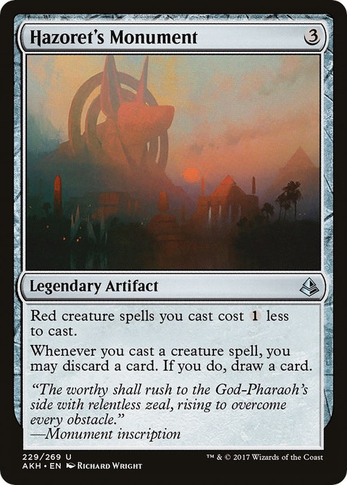Image for Hazoret's Monument (229) (AKH) - Magic: The Gathering