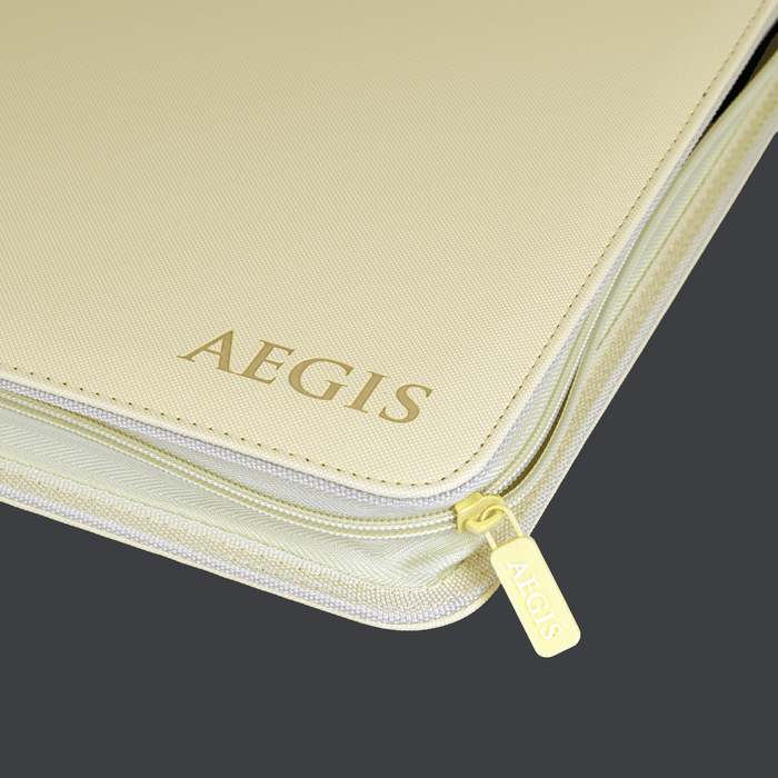 Aegis: 12-Pocket Diamond-Zip Binder (Spring Pastel - Primrose)