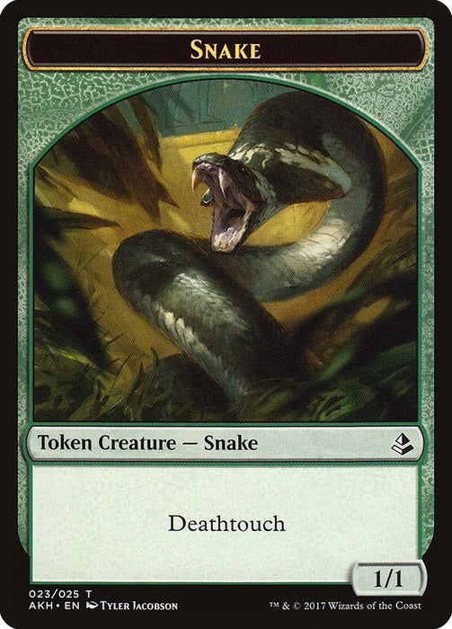 Image for Snake Token (23) (AKH) - Magic: The Gathering