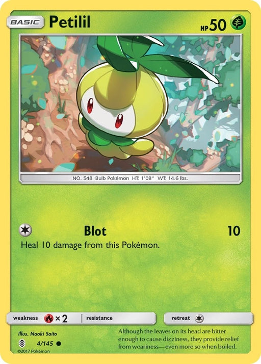 Image for Petilil (4/145) (SM02) - Pokemon