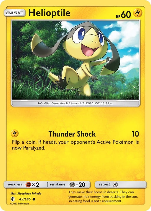 Image for Helioptile (43/145) (SM02) - Pokemon