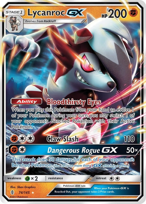 Lycanroc GX (74/145) (SM02)