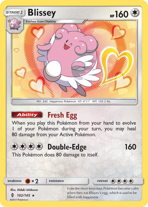 Blissey (102/145) (SM02)