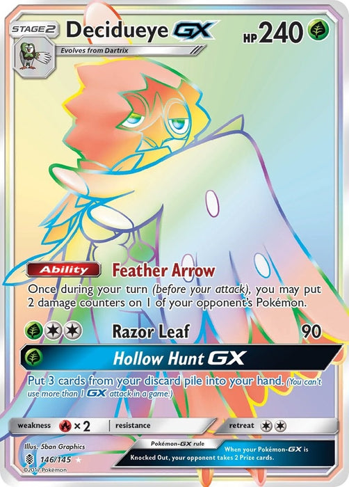 Decidueye GX (Secret) (146/145) (SM02)