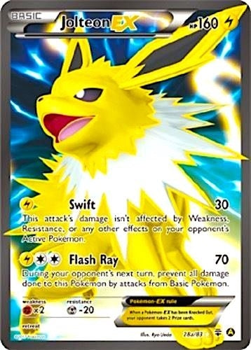 Image for Jolteon EX - 28a/83 (028a/083) (PR) - Pokemon