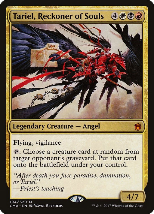 Image for Tariel, Reckoner of Souls (194) (CMA) - Magic: The Gathering