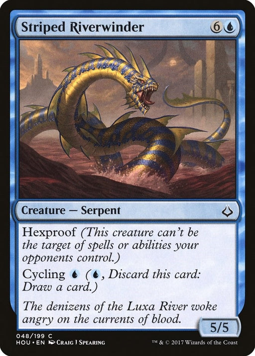 Image for Striped Riverwinder (48) (HOU) - Magic: The Gathering