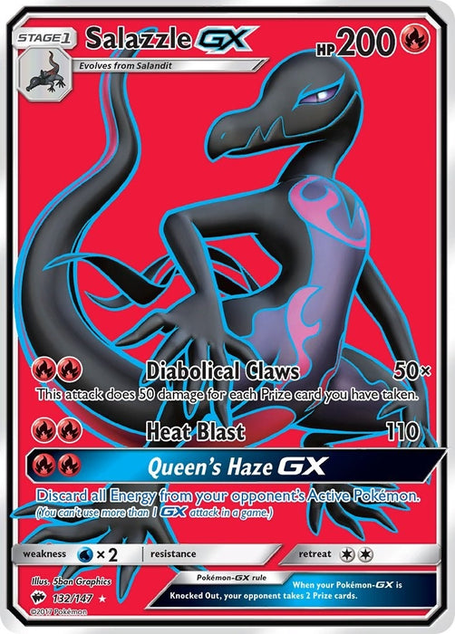 Salazzle GX (Full Art) (132/147) (SM03)
