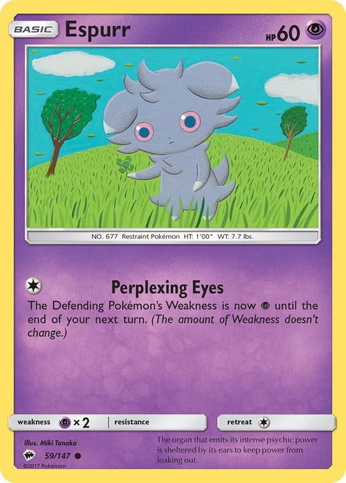 Image for Espurr (59/147) (SM03) - Pokemon