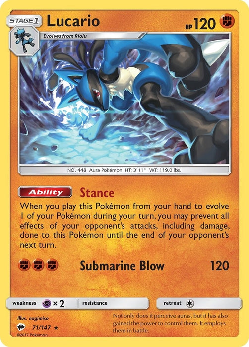 Lucario (71/147) (SM03)