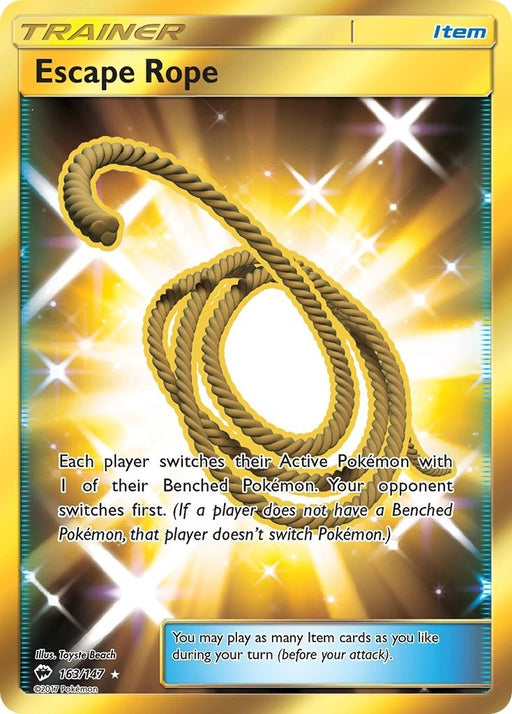 Image for Escape Rope (Secret) (163/147) (SM03) - Pokemon