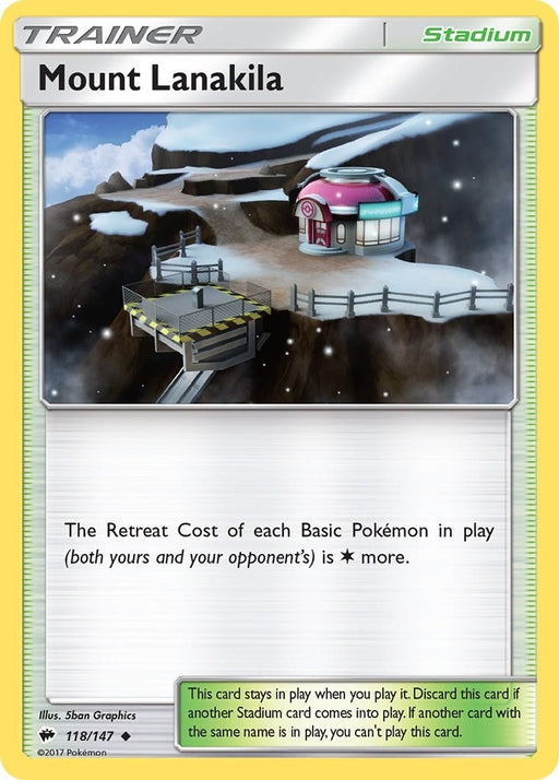 Image for Mount Lanakila (118/147) (SM03) - Pokemon