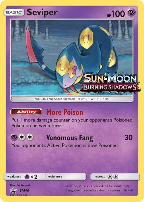 Seviper - SM46 (Prerelease) (SM46) (SMP)