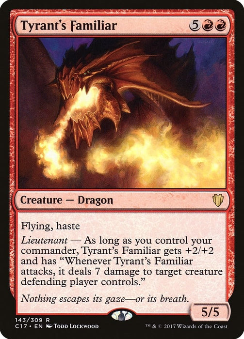 Image for Tyrant's Familiar (143) (C17) - Magic: The Gathering