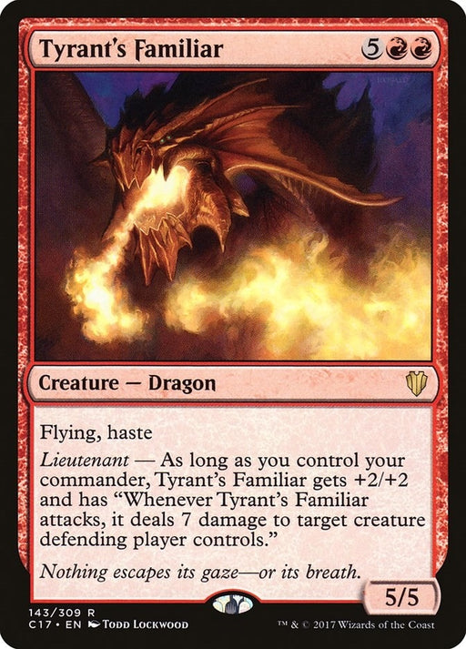Image for Tyrant's Familiar (143) (C17) - Magic: The Gathering