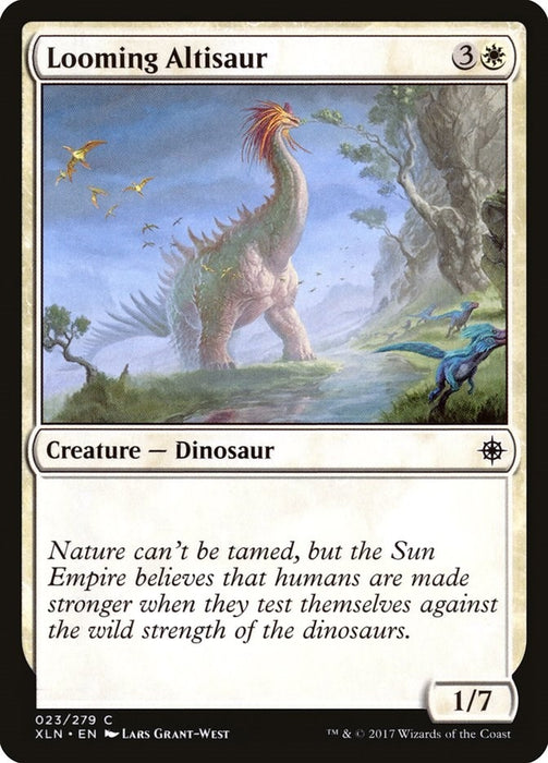 Image for Looming Altisaur (23) (XLN) - Magic: The Gathering