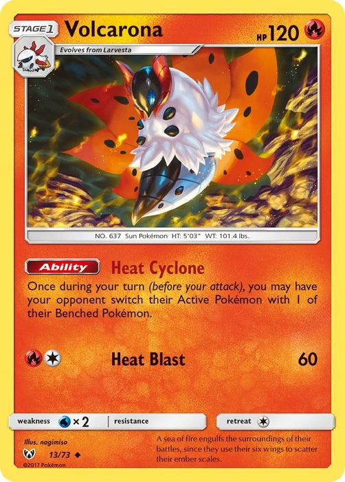 Image for Volcarona (13/73) (SHL) - Pokemon