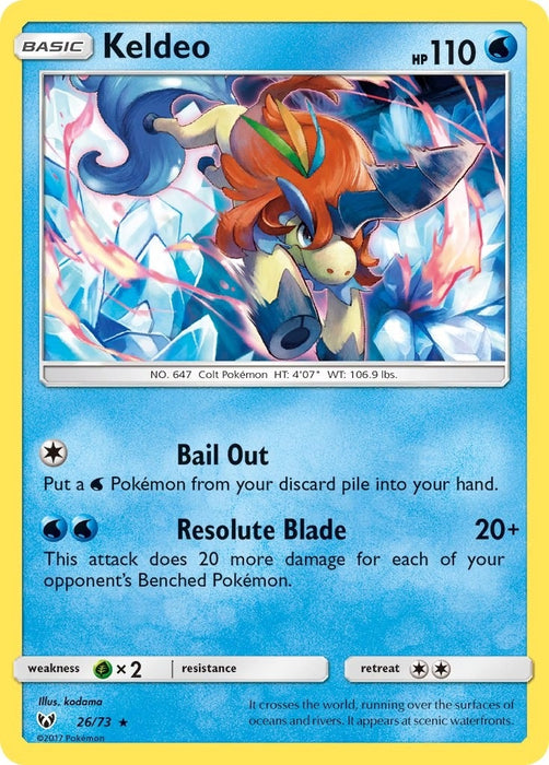 Keldeo (26/73) (SHL)