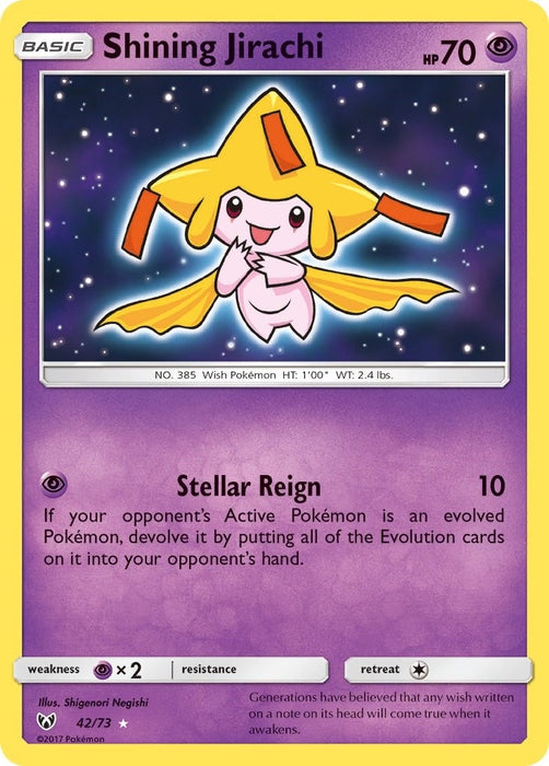Shining Jirachi (42/73) (SHL)