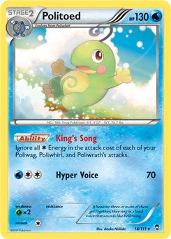 Politoed - 18/111 (Cosmos Holo) (018/111) (MCAP)