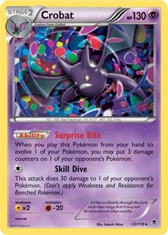 Crobat - 33/119 (Cosmos Holo) (033/119) (MCAP)