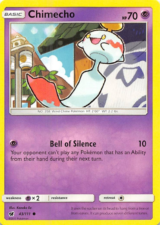 Image for Chimecho (43/111) (SM04) - Pokemon