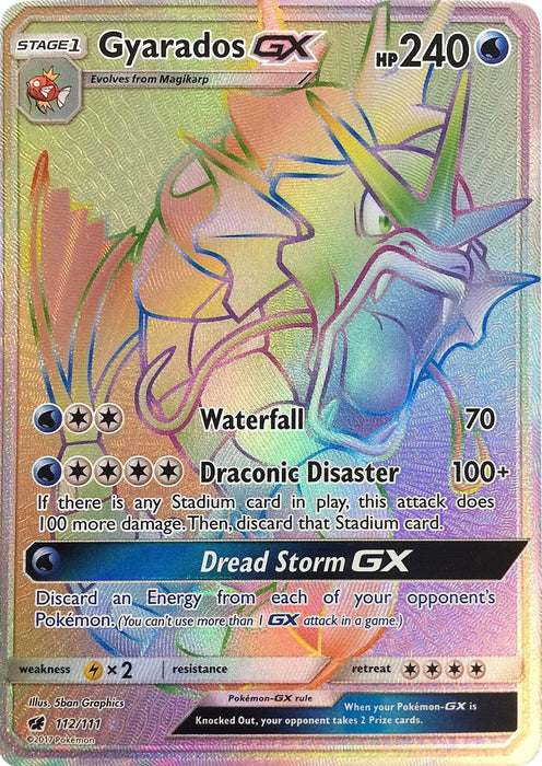 Gyarados GX (Secret) (112/111) (SM04)