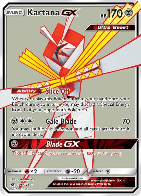 Kartana GX (Full Art) (106/111) (SM04)